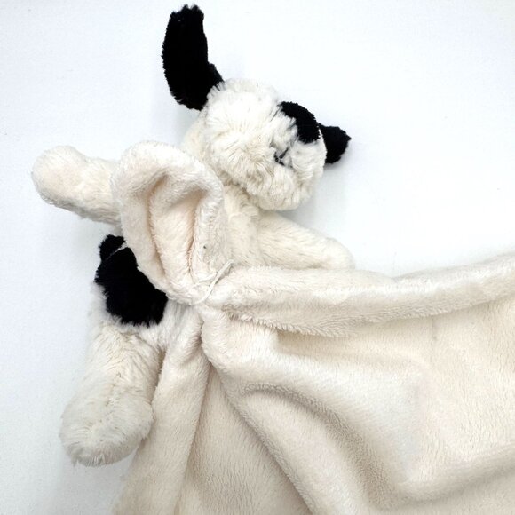 Jellycat Bashful Black and Cream Puppy Soother Stuffed Animal, 13.5 inches| Secu - Picture 3 of 8